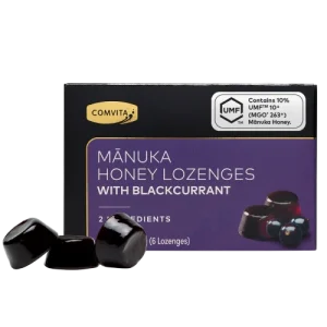 Mānuka Honey Lozenges with Black Current x6